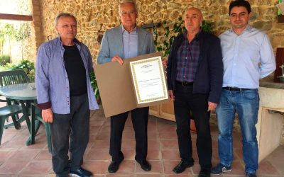 L’hort de L’Alé, recognised as an honorary member of the Riuraus Vius association.
