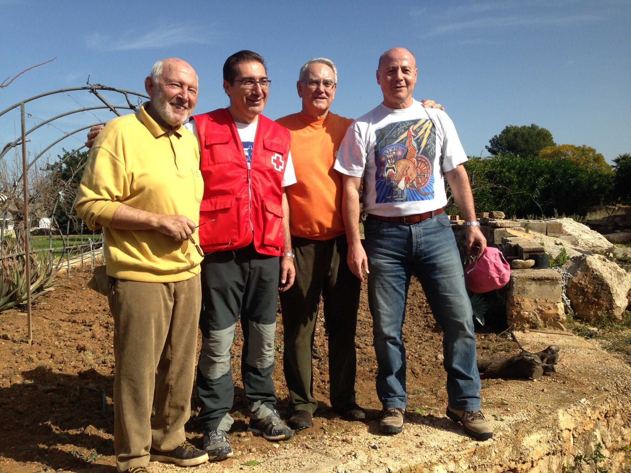 De izquierda a derecha: Alvaro de Luna, Jose Luis Domenech, Pascual Olmos y Juan Antonio Corbalán